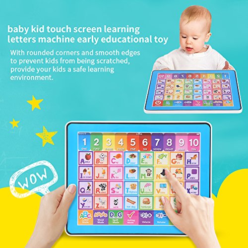 Juguete didáctico Máquina de Aprendizaje, Pantalla táctil Aprendizaje Máquina de inglés Tableta Juguete Educativo temprano Tableta Juguete Niños Niños Bebé Aprendizaje para bebés
