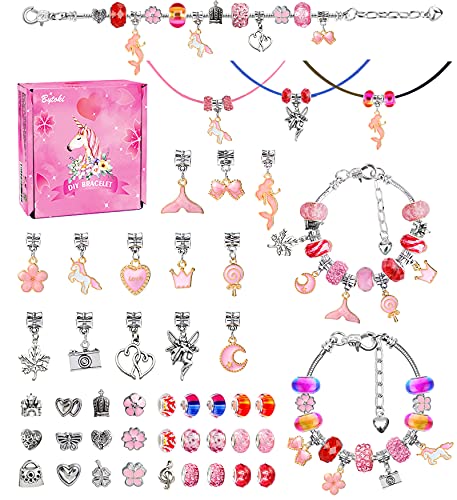 Juguete Regalo de Niña de 6 a 12 Años, Kit para Hacer Joyas para Niñas 7 8 9 10 11 12 Años Kit de Fabricación de Joyas para Niñas Juego de Regalo para Niña 8-12 Años Regalos de Regalo de 5 a 12 Años