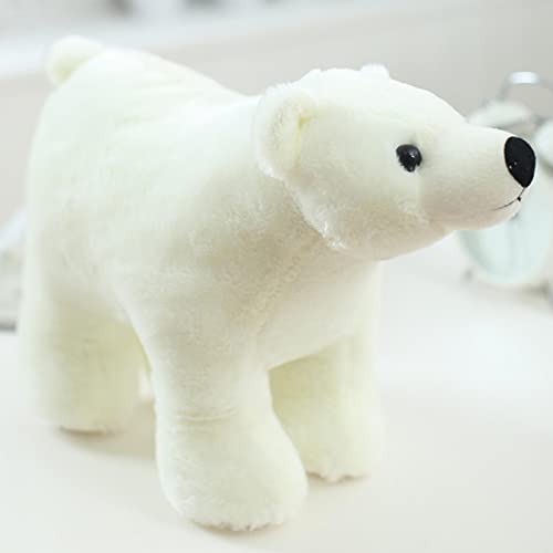 Juguetes de Peluche, Lindos, acostados, Osos Polares, muñecas de Peluche Suave, muñecas de Oso Blanco, muñecas Grandes, Regalos de cumpleaños para niñas