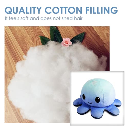 Juguetes de Peluche Pulpo Doble Cara,Pulpos Reversibles Gigantes Muñeca,Peluche de Pulpo Reversible Regalo de Juguete Creativo Adecuado para Niños y Niñas