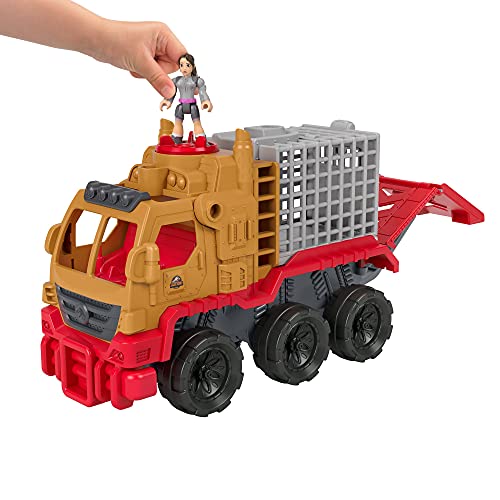 Jurassic World Camión de transporte para dinosaurios Coche de juguete Mattel HCH97