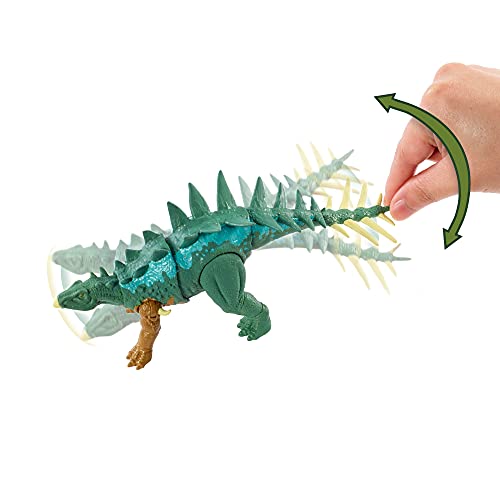 Jurassic World Fuerza Feroz Chialingosaurus Dinosaurio articulado, Figura de Juguete para niños (Mattel HBY69)