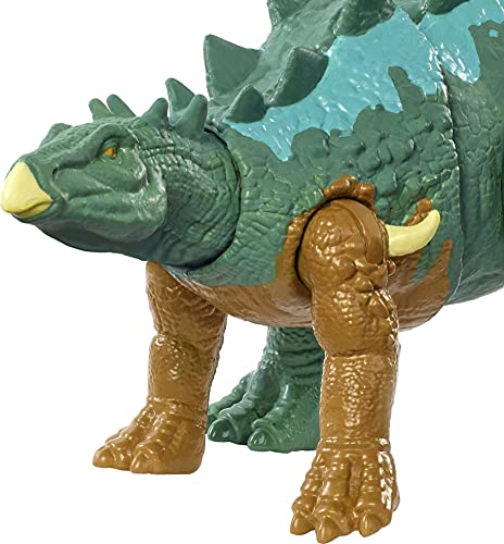 Jurassic World Fuerza Feroz Chialingosaurus Dinosaurio articulado, Figura de Juguete para niños (Mattel HBY69)