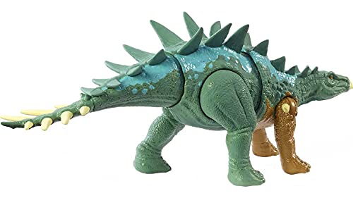 Jurassic World Fuerza Feroz Chialingosaurus Dinosaurio articulado, Figura de Juguete para niños (Mattel HBY69)