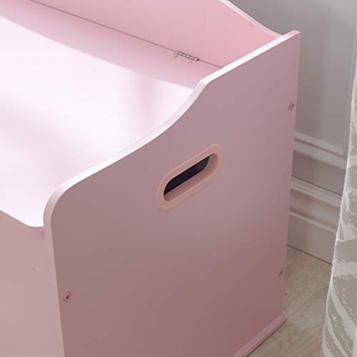 KidKraft Austin Baúl con Tapa para almacenaje de Juguetes de Madera, Muebles para Salas de Juego y Dormitorio de niños, Rosa , color/modelo surtido