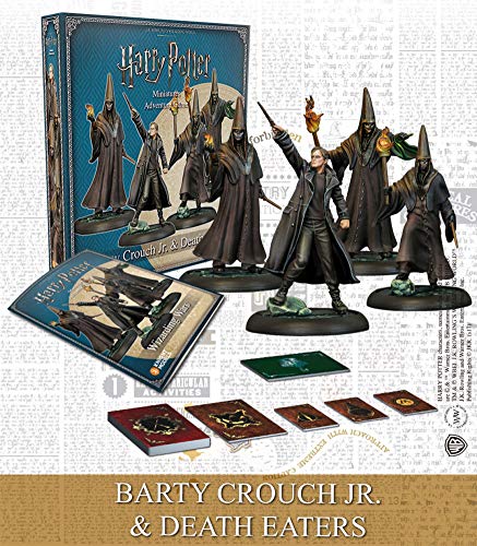 Knight Models Juego de Mesa - Miniaturas Resina Harry Potter Muñecos Jr Adventure Game: Barty Crouch Jr & Death Eaters Expansion, Mixed Colours Version inglesa
