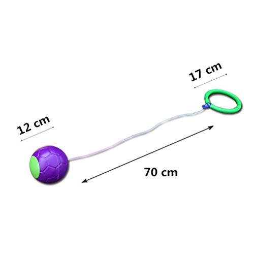 Koowaa Salto de la bola de juguete de un solo pie de tiro bola de rebote de la bola de salto de la aptitud de los juguetes de tobillo saltar bola de salto swing de la bola de baile de juguete