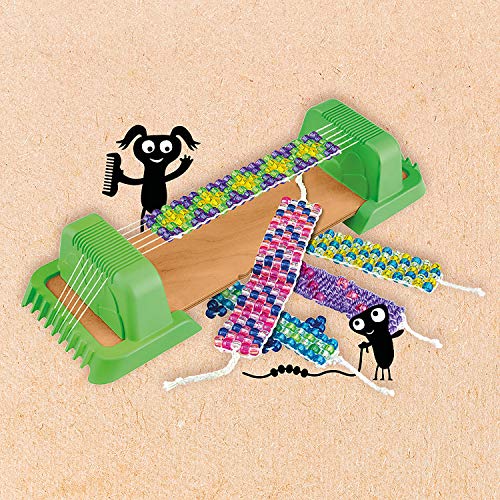 KOSMOS- Perlen weben Marco de Tejido 2 en 1, Color Juego de Manualidades. (604387)