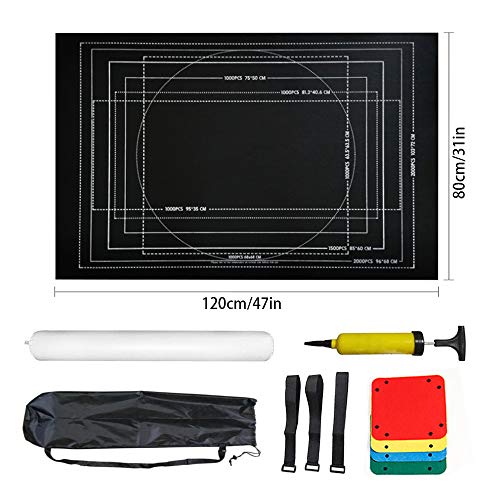 KRIS Puzzles Saver, Puzzle Roll Up, Puzzle Mates, Puzzles Blanket, Puzzle Roll, Tubo para Puzzles, Puzzle Mat Upto 2000 Pcs (A)