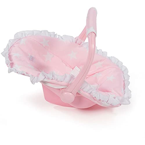 La Nina- Maxi Cosi Carlota (43X34X25 Cm) Maxicosi muñecas, Color Rosa, 42 x 25 x 34 cm (60410)
