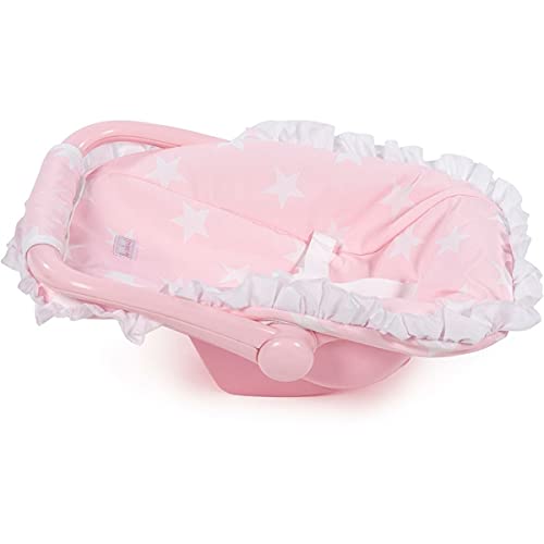 La Nina- Maxi Cosi Carlota (43X34X25 Cm) Maxicosi muñecas, Color Rosa, 42 x 25 x 34 cm (60410)