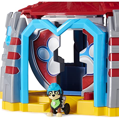 La pata patroille - Playset de cuartos generales de pata y patroille - Universo de juguete con efectos sonoros Dino Rescue con figuras de dinosaurio y Rex - 6059295 - Paw Patrol