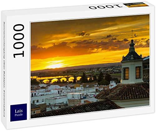 Lais Puzzle Atardecer sobre Badajoz, Extremadura 1000 Piezas