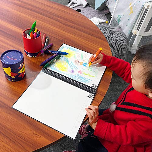 Lápices de Colores para niños, Surtido de 16 Colores, Apto para niños pequeños, Producto Seguro y no tóxico Flower Monaco