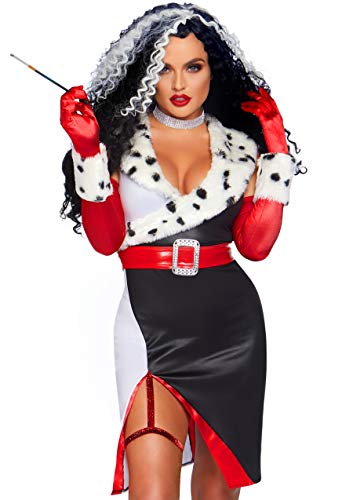 Leg Avenue Devilish Diva Disfraces para Adultos, Multicolor, L (EUR 44-46) para Mujer