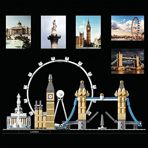 LEGO 21034 Architecture Skyline Collection Londres, Set de Construcción, Modelo de Coleccionista, Maqueta Decorativa