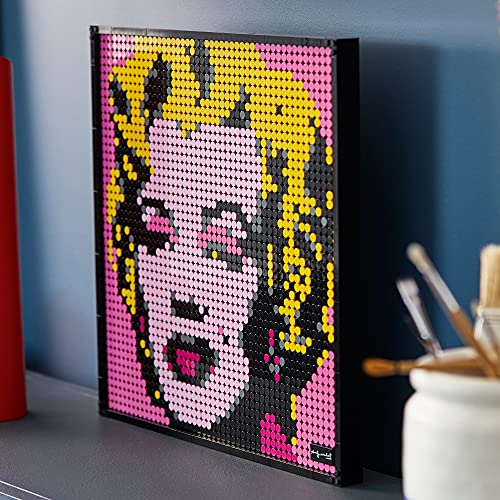 LEGO 31197 Art Andy Warhol's Marilyn Monroe Póster de Coleccionista, Decoración de Pared, Set de Construcción para Adultos