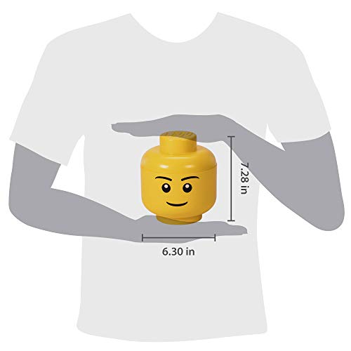LEGO-4031 Storage Head S Boy, chico, color amarillo, Small (4031)