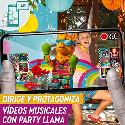 LEGO 43105 VIDIYO Party Llama Beatbox Creador de Vídeos Musicales Juguete Realidad Aumentada App Set con Mini Figura