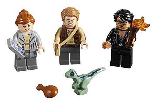LEGO 5005255 Jurassic World - Juego de Minifiguras de edición Limitada de película de Reino Caído, Dinosaurio Azul bebé, Juguetes coleccionables, Regalo Divertido