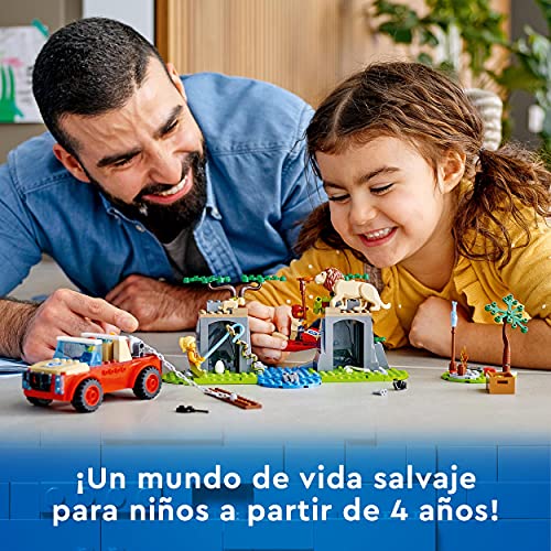 LEGO 60301 City Wildlife Rescate de la Fauna Salvaje: Todoterreno, Vehículo de Juguete para Niños y Niñas a Partir de 4 Años