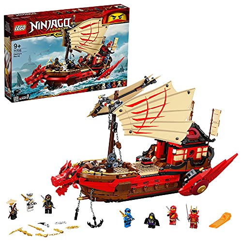 LEGO 71705 Ninjago Barco de Asalto Ninja Juguete de Construcción para Niños +9 años con 7 Mini Figuras de Ninjas
