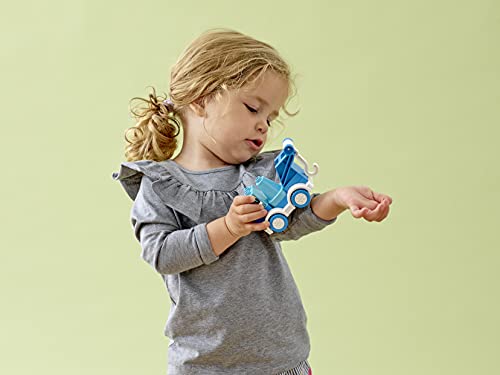 LEGO DUPLO My First - Camión Grúa, Set de Construcción de Vehículo Azul con Gancho, Juguete Recomendado para Niños y Niñas a Partir de 18 Meses (10918)