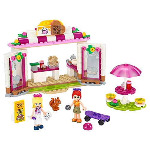 Lego® Friends - Juego de 4 casas, 41398 41425 41426 41427, casa familiar + jardín de flores + casa de gofres + tienda de moda