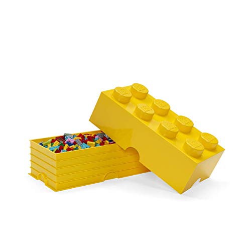 Lego Ladrillo de Almacenamiento 8 Grande Amarillo