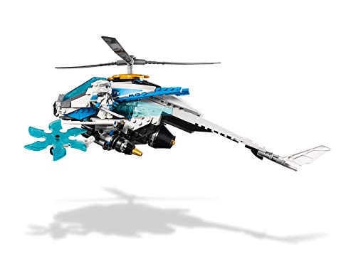 LEGO Ninjago - Shuricóptero Set de construcción de Helicóptero Ninja de juguete, incluye dos Samurais de juguete, Novedad 2019 (70673) , color/modelo surtido