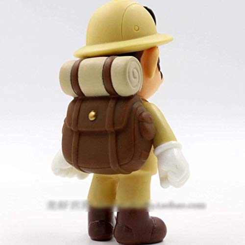 Leileixiao Super Mario Figura!Mario Ornamento de la Figura de acción (Aventurero) Modelo de la estatuilla/PVC Figurita Hogar y decoración Oficina / 12cm Ilustraciones Dormitorio