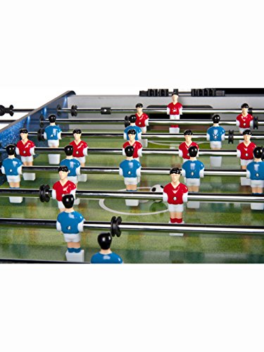 Leomark Futbolín De Mesa Madera Futbolines Fútbolista Deporte Patada Champions, Dimensiones: 122 x 61 x 83 (A) cm