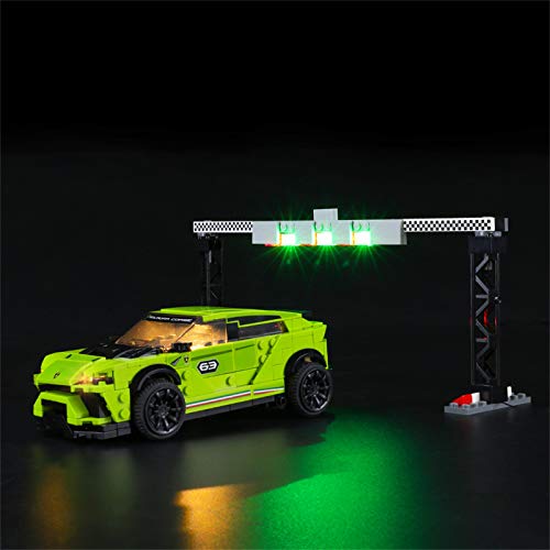 LIGHTAILING Conjunto de Luces (Speed Champions Urus ST-X & Huracán Super Trofeo EVO) Modelo de Construcción de Bloques - Kit de luz LED Compatible con Lego 76899 (NO Incluido en el Modelo)