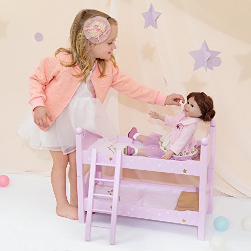 Litera de muñeca con Accesorios Juguete de Madera Olivias World TD-0095AP