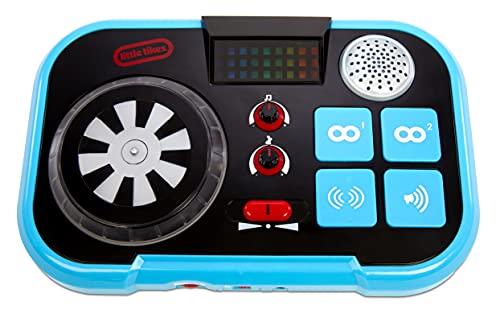 Little Tikes My Real Jam Mezclador de DJ con funda, Cuatro modos de juego, control de volumen, conectividad Bluetooth, Fomenta el juego creativo e imaginativo, Edad: 3+ años