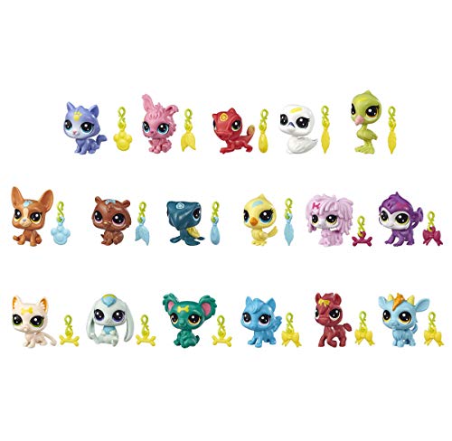 LITTLEST PET SHOP – Figura de acción de Lucky Pets – 1 Figura de Juguete y Abalorios