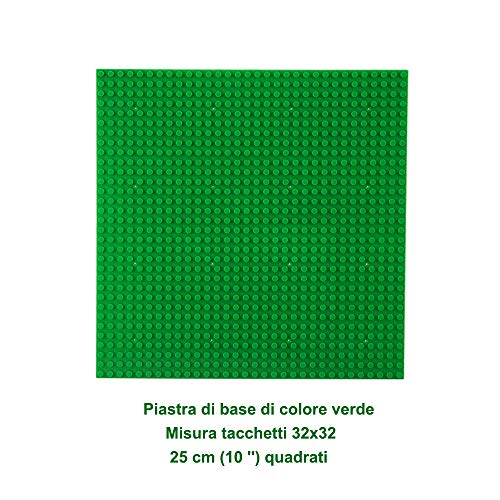 LVHERO 4 bases compatibles con Lego Classic, juegos creativos, juguetes educativos (verde)