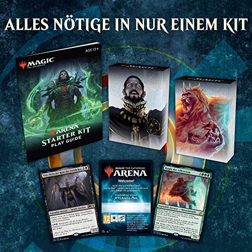 Magic: The Gathering Arena Kit Principiantes, con 2 Barajas de Inicio y Tarjeta de código MTG Arena