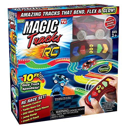 Magic Tracks- Magic Track RC Racer Set, Multicolor, 25.5 cm x 8.5cm x 26cm (Re:Creation Ltd MAGTRA-RCR)