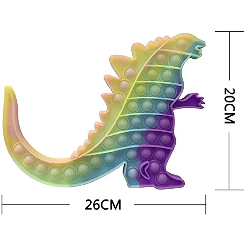 Map Magnets Poppit Grande,Pop It Gigante,Fidget Toys Pop It,Jumbo Pop It Among Us, Gran tamaño Push Pot Bubble Sensory Fidget Toys, Rainbow Dinosaurio Gran Jumbo Gigante Jumbo Fidget Juguetes