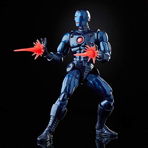 Marvel Classic Hasbro Series - Figura de Iron Man Stealth de 15 cm - Diseño Premium - 5 Accesorios y 1 Pieza de Figura para armar