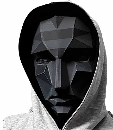 Máscara de Juego de Calamar de Hombre Enmascarado, Squid Game Boss Mask, 2021 TV Cosplay Masquerade Accesorios, Accesorios De Disfraces De Halloween.