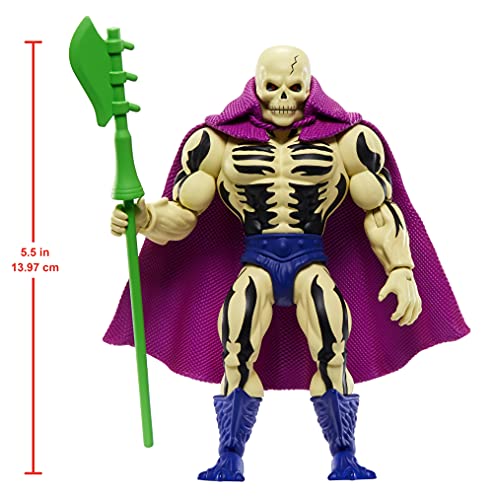 Masters of the Universe Masters del Universo Los Orígenes Figura de acción de Scare Glow, Color (Mattel GNN94)