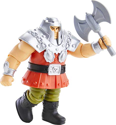 Masters of the Universe (Masters del Universo Orígenes) Figura Ram Man (El hombre ariete) deluxe, muñeco articulado de juguete (Mattel GVL78)