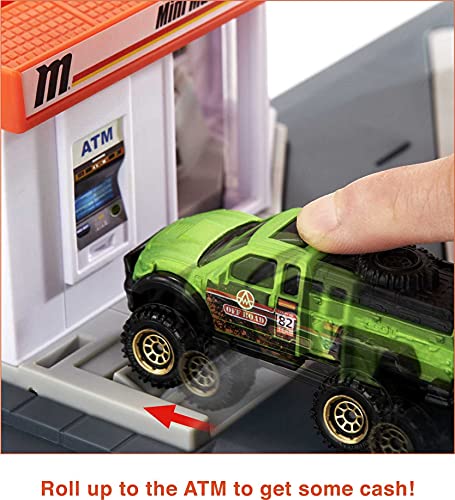 Matchbox Gasolinera Set de juego para coches de juguete (Mattel GVY84)