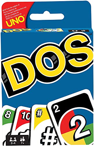 Mattel Games Dos, Juego de Cartas de UNO, Edad recomandada 7 - 10 años + UNO Showdown, Juego de Cartas