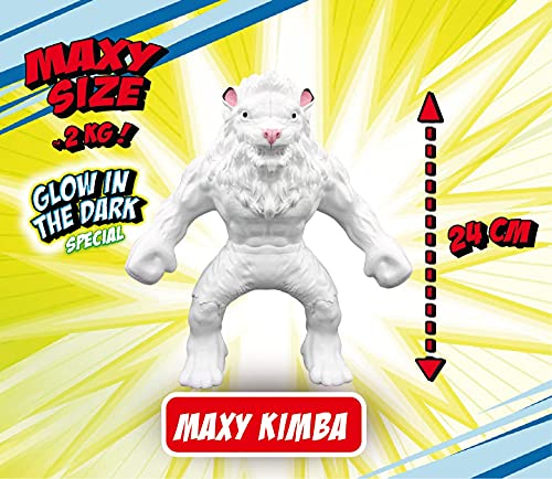 Maxi Kimba, monstruo elástico de 2 kg, altura de 24 cm, especial Glow in the Dark