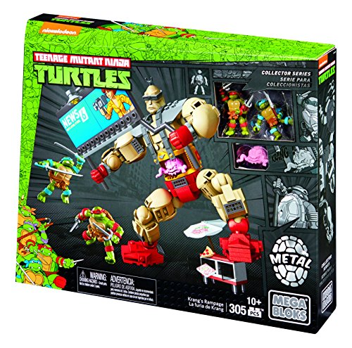 Mega Bloks - Krang Malvado, Tortugas Ninja, Juego de construcción (Mattel DMW32)