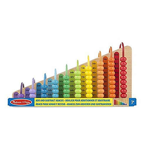 Melissa & Doug- Add & Subtract Abacus Ábaco suma y resta, Multicolor (19272) , color/modelo surtido