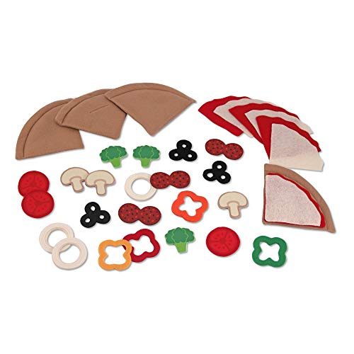Melissa & Doug- Alimentos de Fieltro, Pizza (13974)